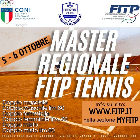 Master Regionale FITP Tennis - Country Club Castel Maggiore