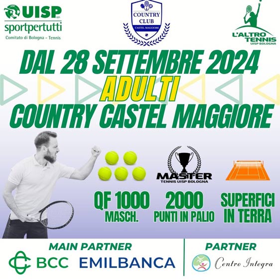 Torneo Adulti Tennis - Country Club Castel Maggiore