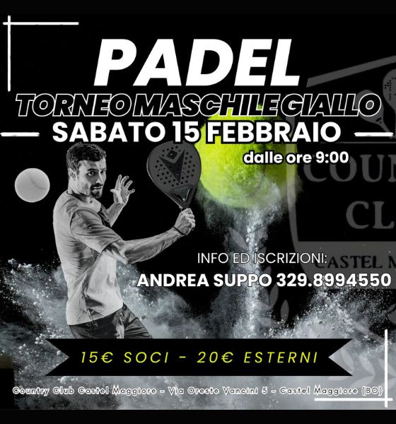 TORNEO MASCHILE GIALLO - Country Club Castel Maggiore