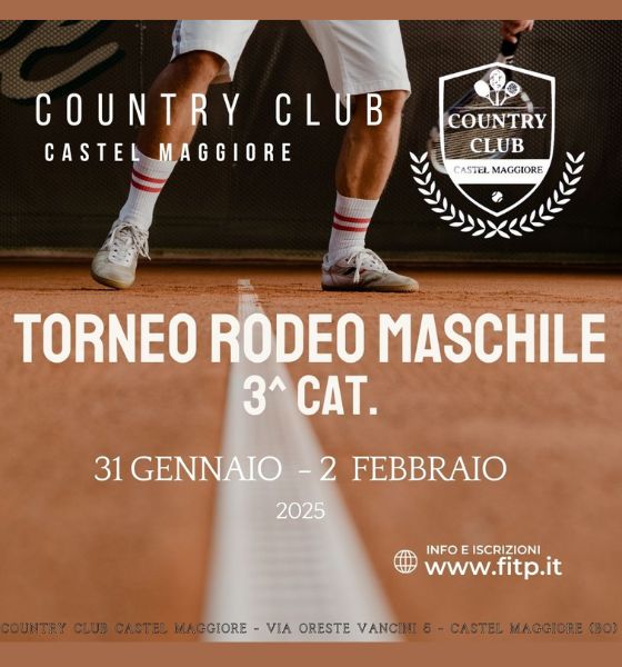 Torneo Rodeo Maschile 3^ cat. - Country Club Castel Maggiore