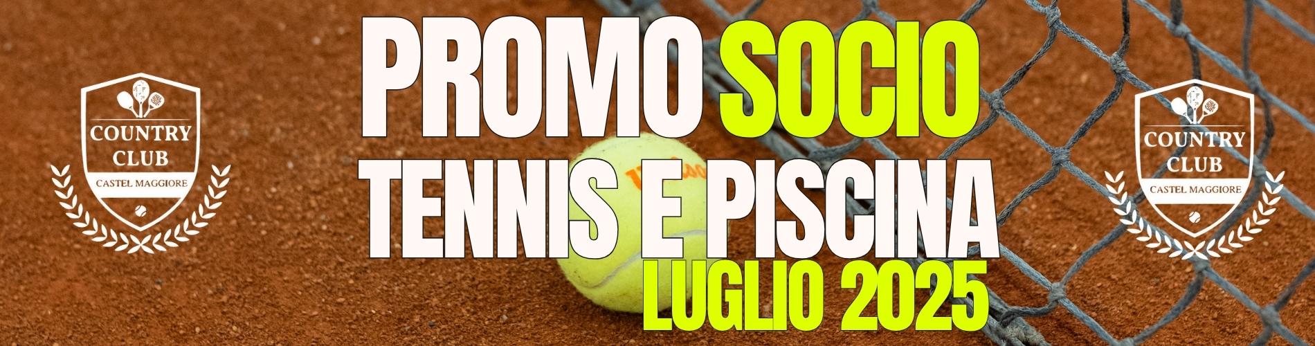 Promo Socio Tennis e Piscina - Country Club Castel Maggiore